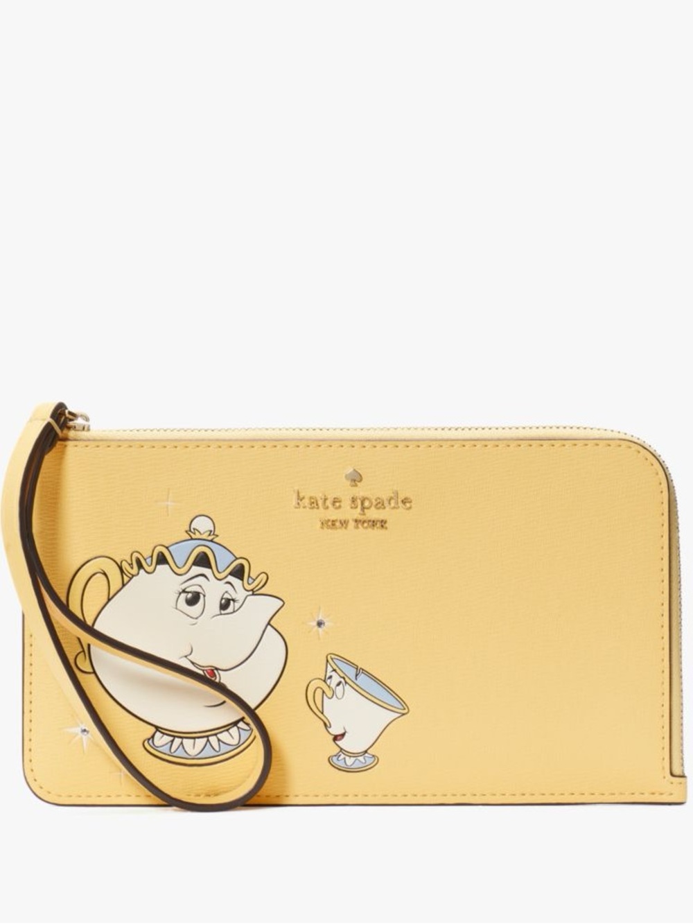 NWT-Disney x Kate Spade-SET-Beauty & Beast-Zip Wristlet & Small Card Holder-$288 - Picture 7 of 16
